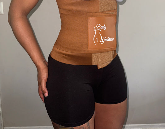 Brown Triple Compression Waist Trainer